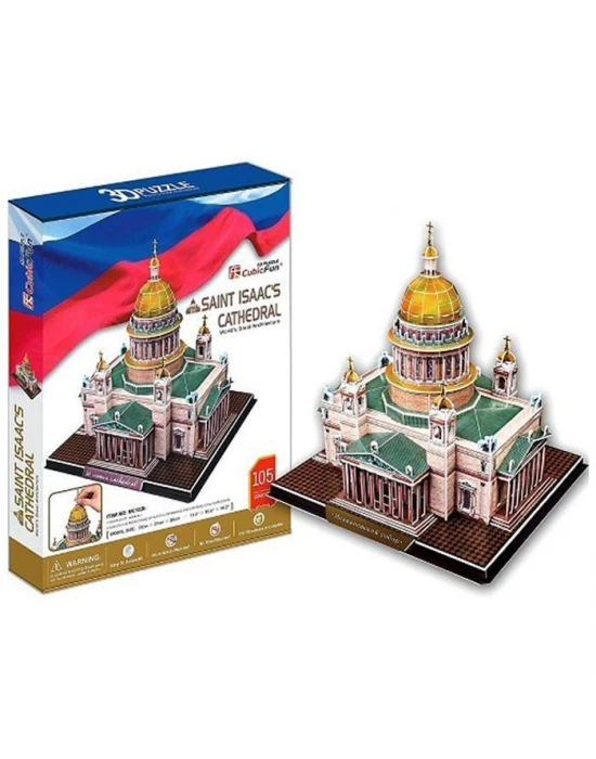 Cubic Fun 3D 105 Parça Puzzle Saint Isaac’s Katedrali - Rusya