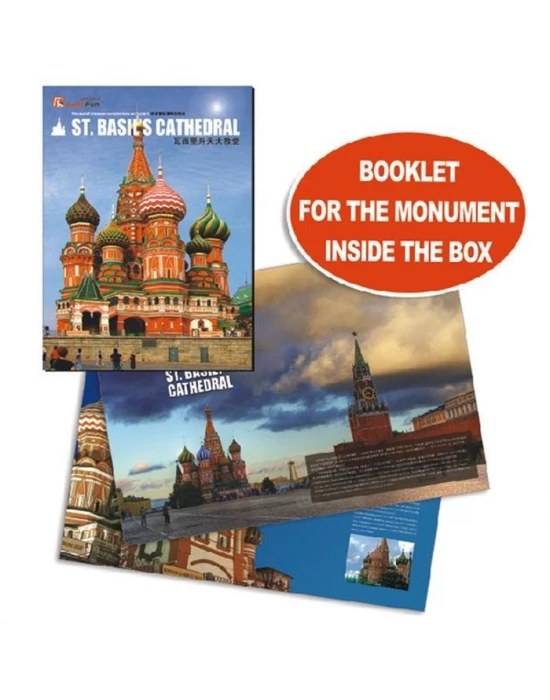 Cubic Fun 3D 173 Parça Puzzle St.Aziz Vasil Katedrali - Rusya