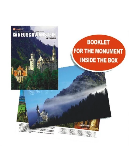Cubic Fun 3D 98 Parça Puzzle Neuschwanstein Kalesi- Almanya