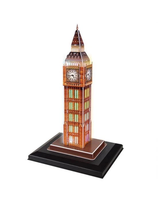 Cubic Fun 3D 28 Parça Puzzle Big Ben Saat Kulesi - İngiltere(Led