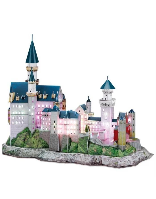 Cubic Fun 3D 128 Parça Puzzle Neuschwanstein Kalesi - Almanya (Le