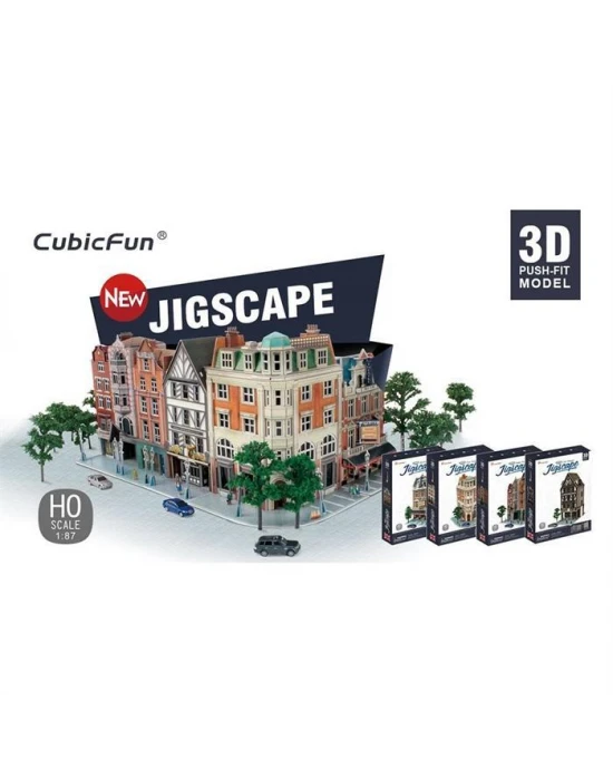 Cubic Fun 3D Puzzle Jigscape Tudor Restoran Binası Londra