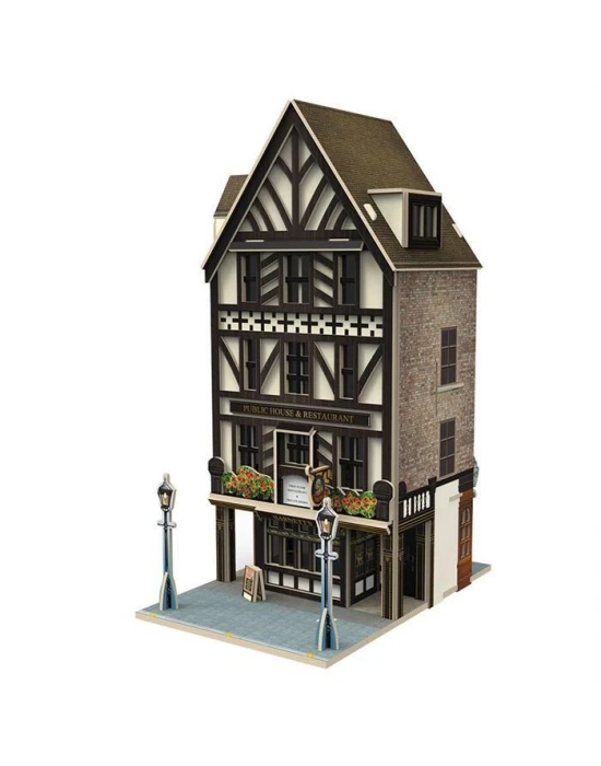 Cubic Fun 3D Puzzle Jigscape Tudor Restoran Binası Londra