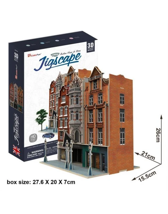Cubic Fun 3D Puzzle Jigscape Açık Arttırma Binası Londra
