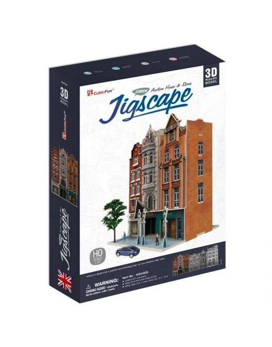 Cubic Fun 3D Puzzle Jigscape Açık Arttırma Binası Londra