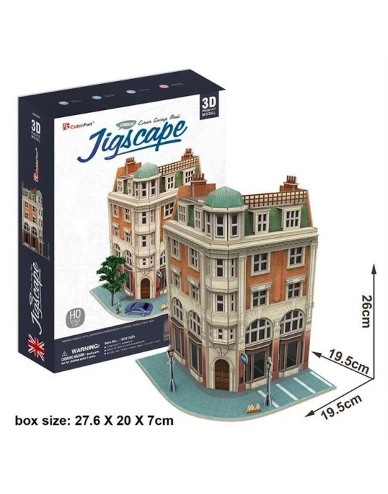 Cubic Fun 3D Puzzle Jigscape Banka Binası Londra