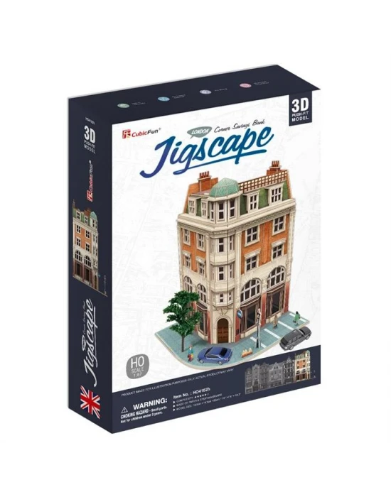 Cubic Fun 3D Puzzle Jigscape Banka Binası Londra