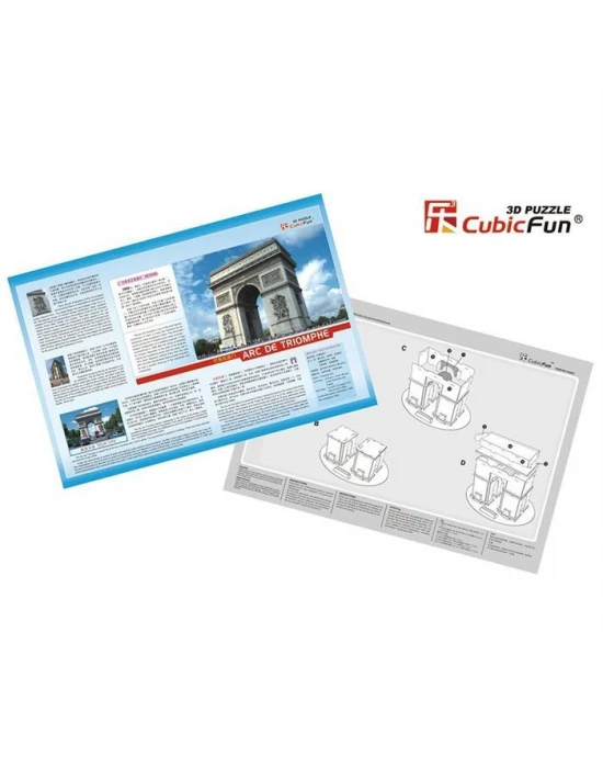 Cubic Fun 3D 26 Parça Puzzle Triumphal Arch