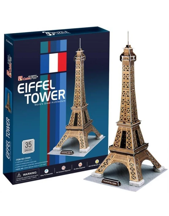 Cubic Fun 3D Puzzle - Eyfel Kulesi 39 Parça C044h