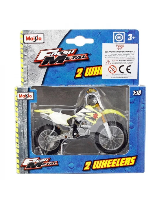 Maisto 1:18 Suzuki RM-Z250 Model Motorsiklet