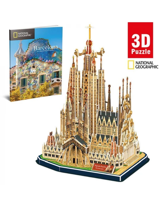 Cubic Fun National Geographic Serisi Sagrada Famillia 3D Puzzle
