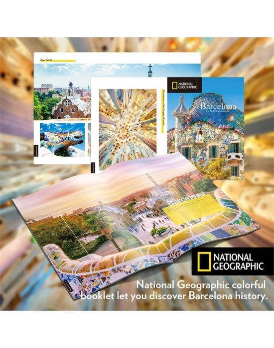 Cubic Fun National Geographic Serisi Sagrada Famillia 3D Puzzle