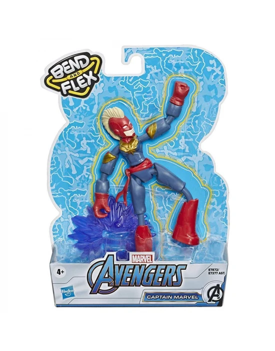 Avengers Bend & Flex Figür - Captain Marvel