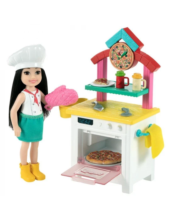 Barbie Chelsea Meslekleri Öğreniyor Bebek ve Oyun Setleri Serisi