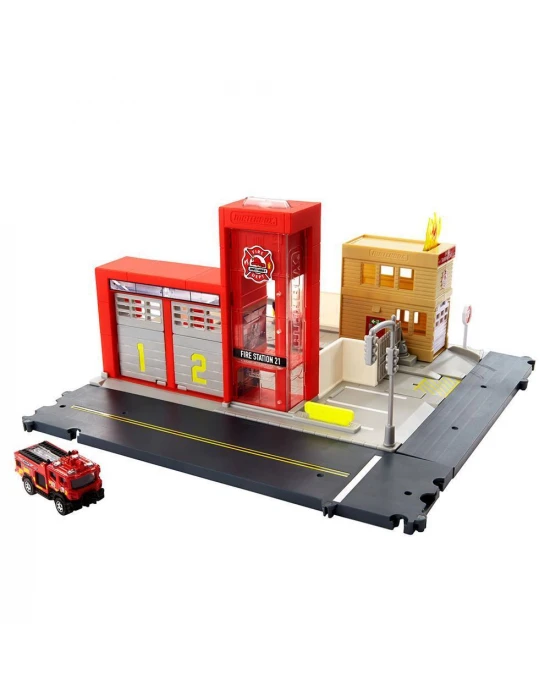 Matchbox Aksiyon Sürücüleri İtfaiye Kurtarma Ekibi Oyun Seti