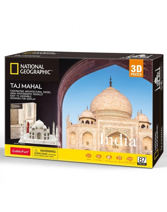 Cubic Fun National Geographic Serisi Taj Mahal 3D Puzzle
