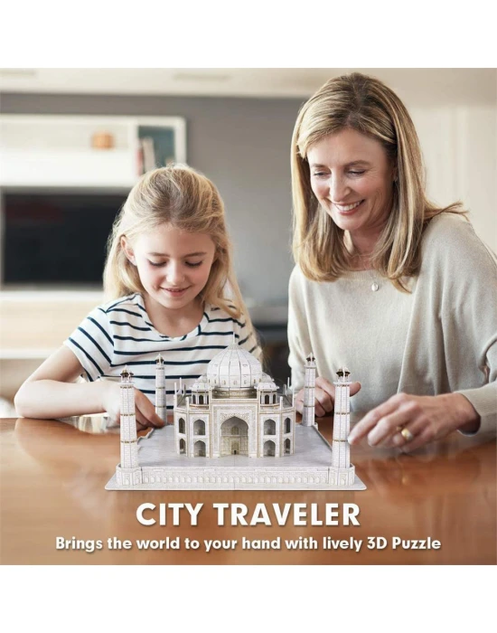 Cubic Fun National Geographic Serisi Taj Mahal 3D Puzzle