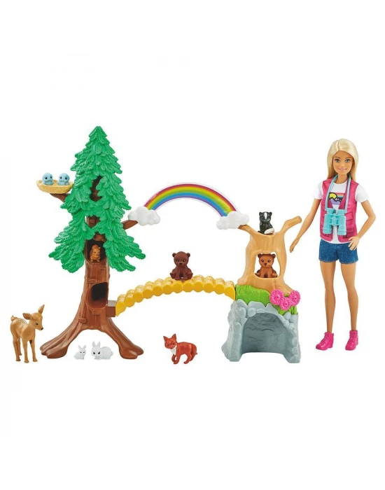 Barbie Tropikal Yaşam Rehberi Bebek ve Oyun Seti