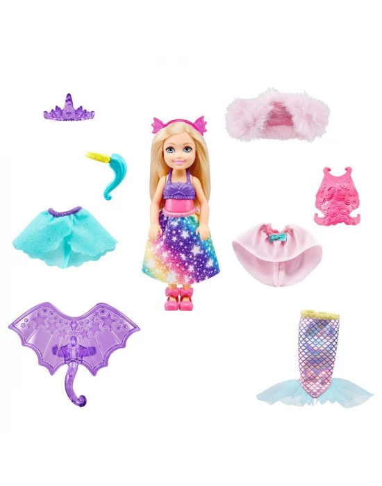 Barbie Dreamtopia Chelsea ve Kostümleri Oyun Seti