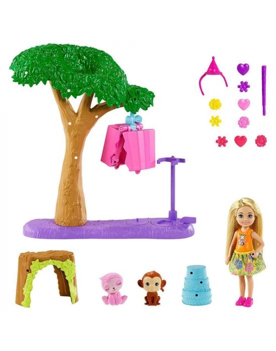 Barbie ve Chelsea Kayıp Doğum Günü Parti Eğlencesi Oyun Seti