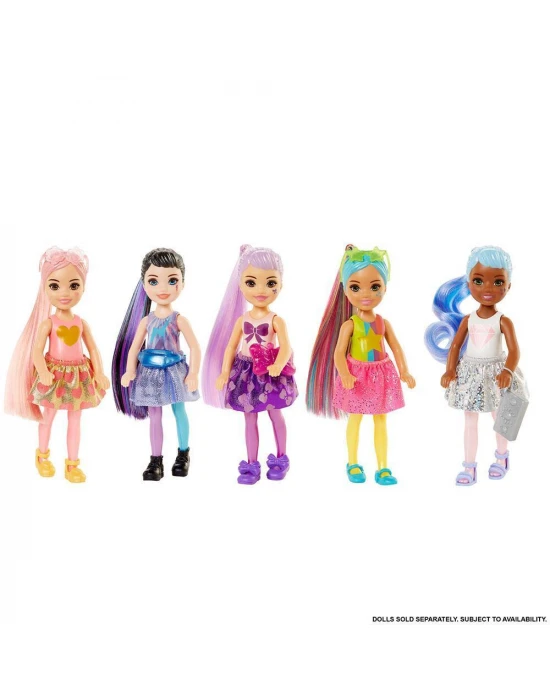 Barbie Color Reveal Renk Değiştiren Sürpriz  Chelsea Işıltılı Beb