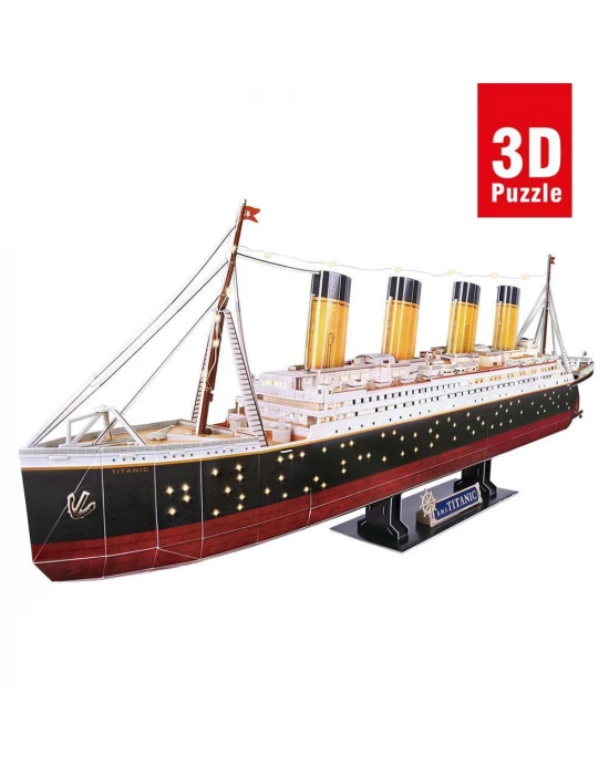 Cubic Fun Titanic Led Işıklı 3D Puzzle L521H