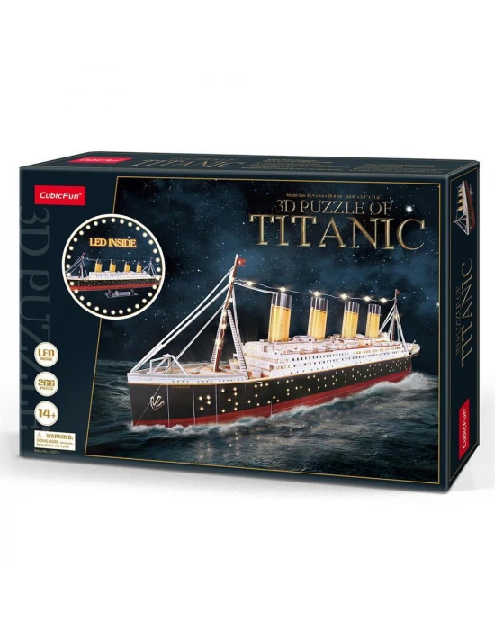Cubic Fun Titanic Led Işıklı 3D Puzzle L521H