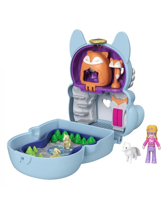 Polly Pocket Çift Taraflı Eğlence Micro Oyun Setleri - Kutup Tilk