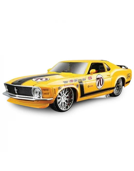 Maisto Ford Mustang Boss 1970 1:24 Model Araba Pro Rodz Sarı