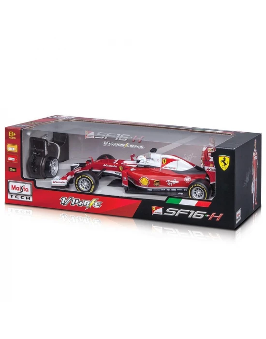 Maisto 1:14 Ferrari F1 SF16-H Sebestian Vettel Uzaktan Kumandalı