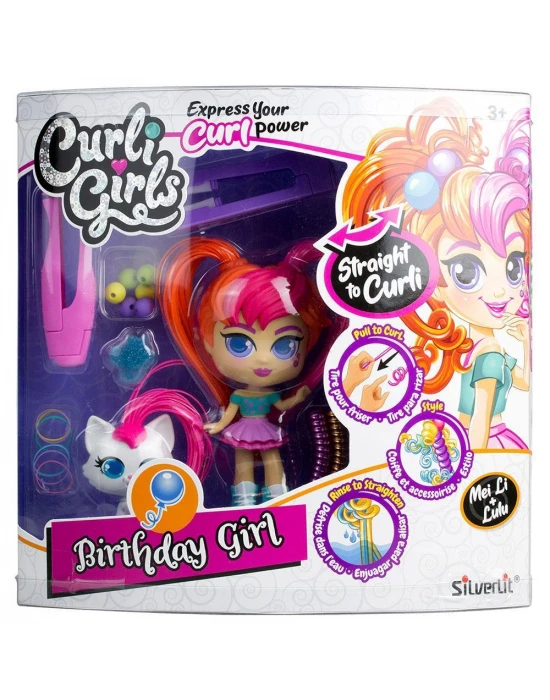 Silverlit Curli Girls Bebek ve Hayvan 2li Set - Mei Li ve Lulu
