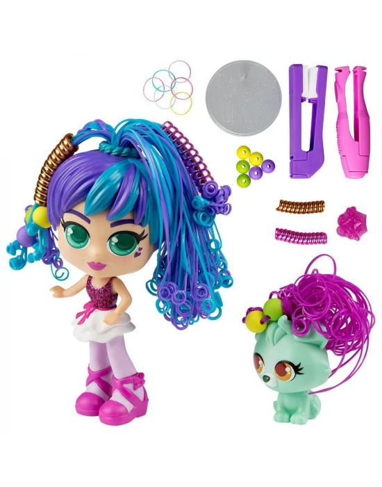Silverlit Curli Girls Bebek ve Hayvan 2li Set - Rosli ve Koda