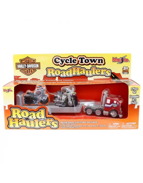 Maisto Harley Davidson Cycle Town Haulers Tır Kırmızı