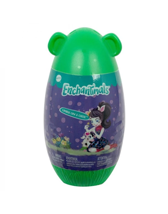 Enchantimals Yumurtadan Çıkan Bebekler Serisi - Cambrie Cow ve Ch