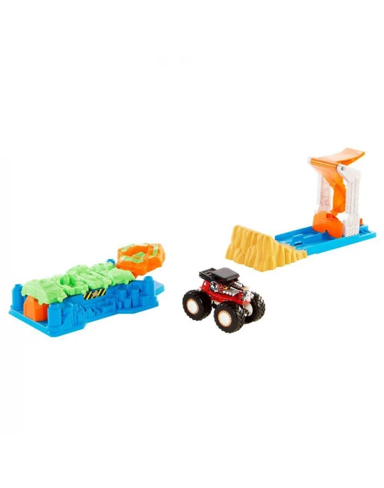 Hot Wheels Monster Trucks Fırlat ve Çarpış Oyun Seti