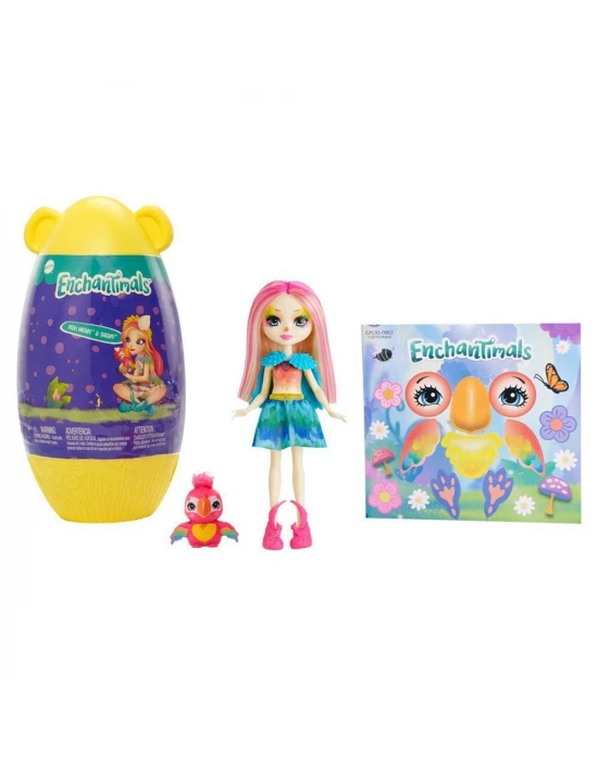 Enchantimals Yumurtadan Çıkan Bebekler Serisi - Fanci Flamingo ve