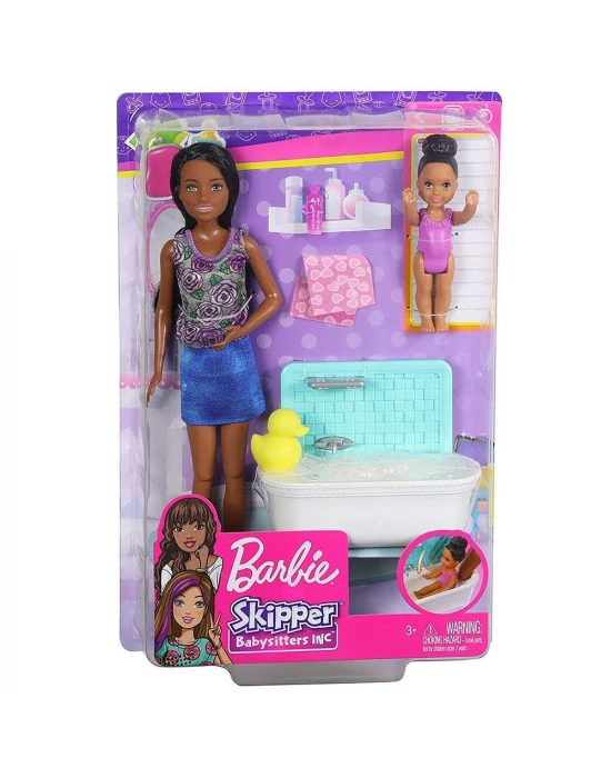 Barbie Bebek Bakıcılığı Oyun Seti FXH06