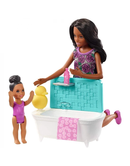 Barbie Bebek Bakıcılığı Oyun Seti FXH06