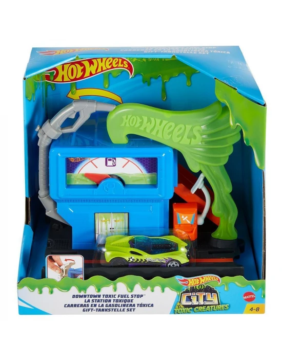 Hot Wheels Şehirde Benzin İstasyonu Oyun Seti