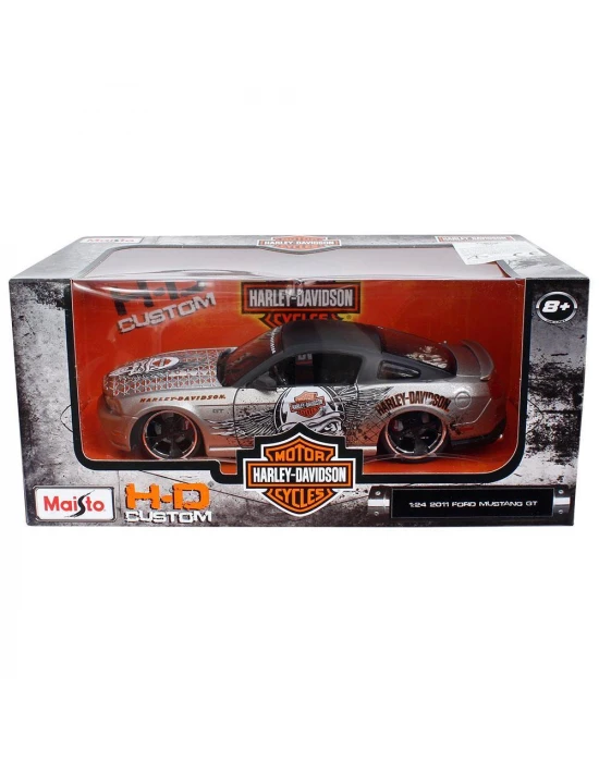 Maisto Ford Mustang GT 1:24 Model Araba Gri
