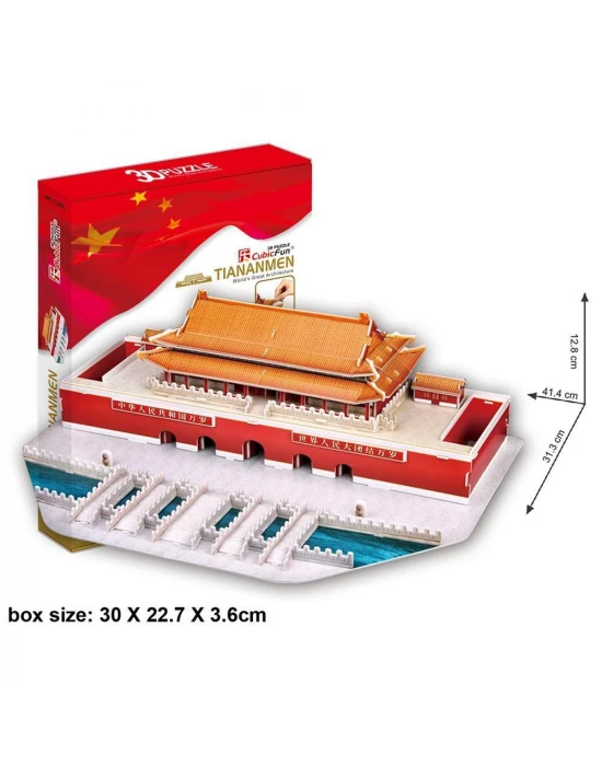Cubic Fun 3D 84 parça 3 Boyutlu Puzzle Tiananmen