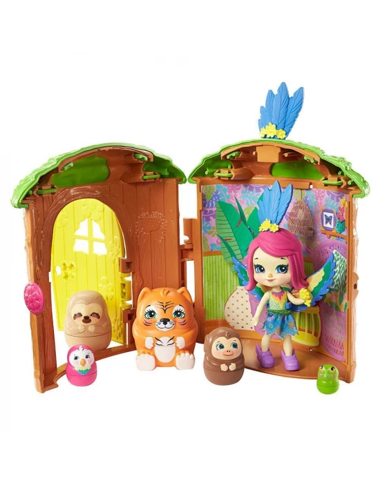 Enchantimals Secret Besties Papağan Peekinin Ağaç Evi Oyun Seti