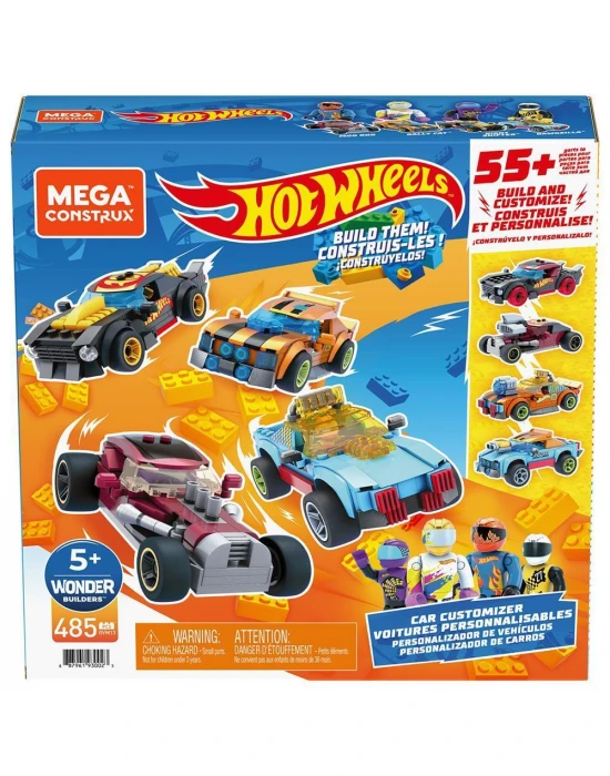 Mega Hot Wheels Aksesuarlı Dörtlü Araç Seti