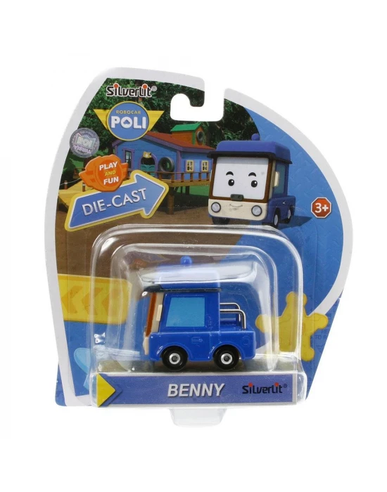 Robocar Poli Metal Araç Benny Figür