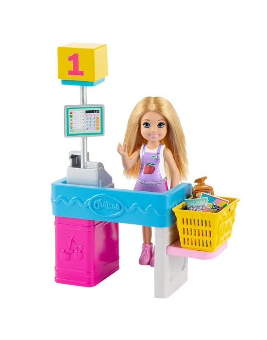 Barbie Market Çalışanı Chelsea ve Oyun Seti