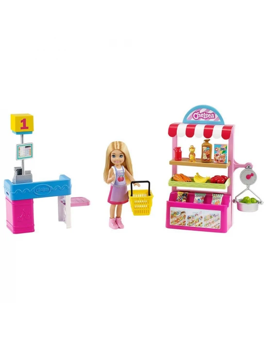 Barbie Market Çalışanı Chelsea ve Oyun Seti