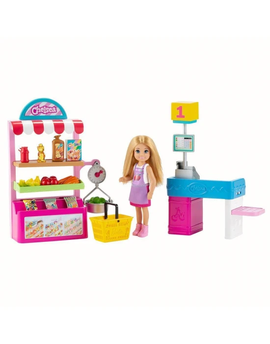 Barbie Market Çalışanı Chelsea ve Oyun Seti