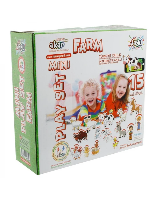 Akar Jagu Konuşan Oyuncak Mini Play Set Çiftlik