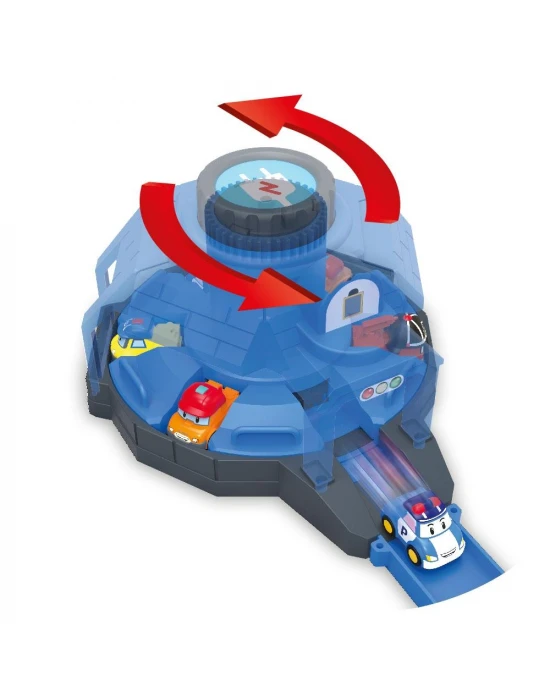 Robocar Poli Çoklu Fırlatıcılı Yol Seti