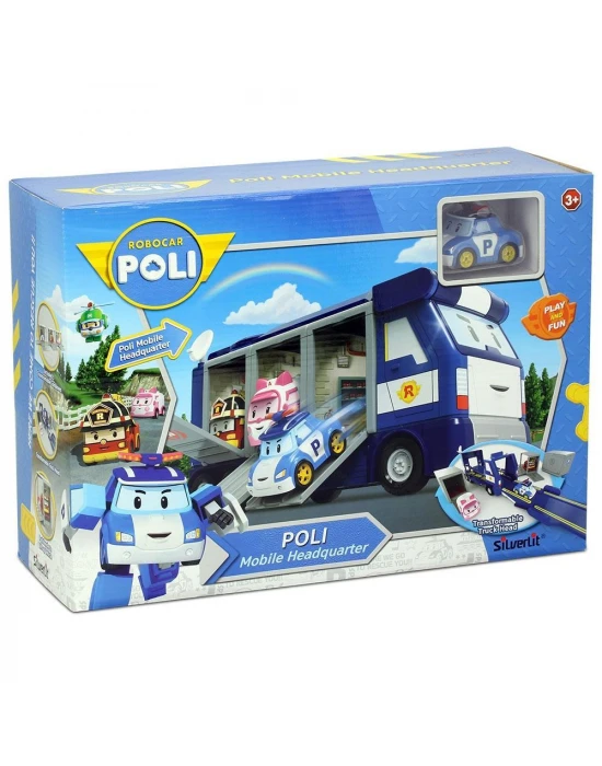 Robocar Poli Ana Merkez Mobil Araç Oyun Seti